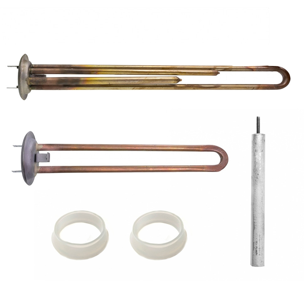 Ремкомплект ТЭНов 2кВт (700Вт и 1300Вт) RF для водонагревателя Thermex, Garanterm RZB, IF, ID + 2 прокладки + анод, 10567 Ремкомплект ТЭНов 2кВт (700Вт и 1300Вт) RF для водонагревателя Thermex, Garanterm RZB, IF, ID + 2 прокладки + анод, 10567