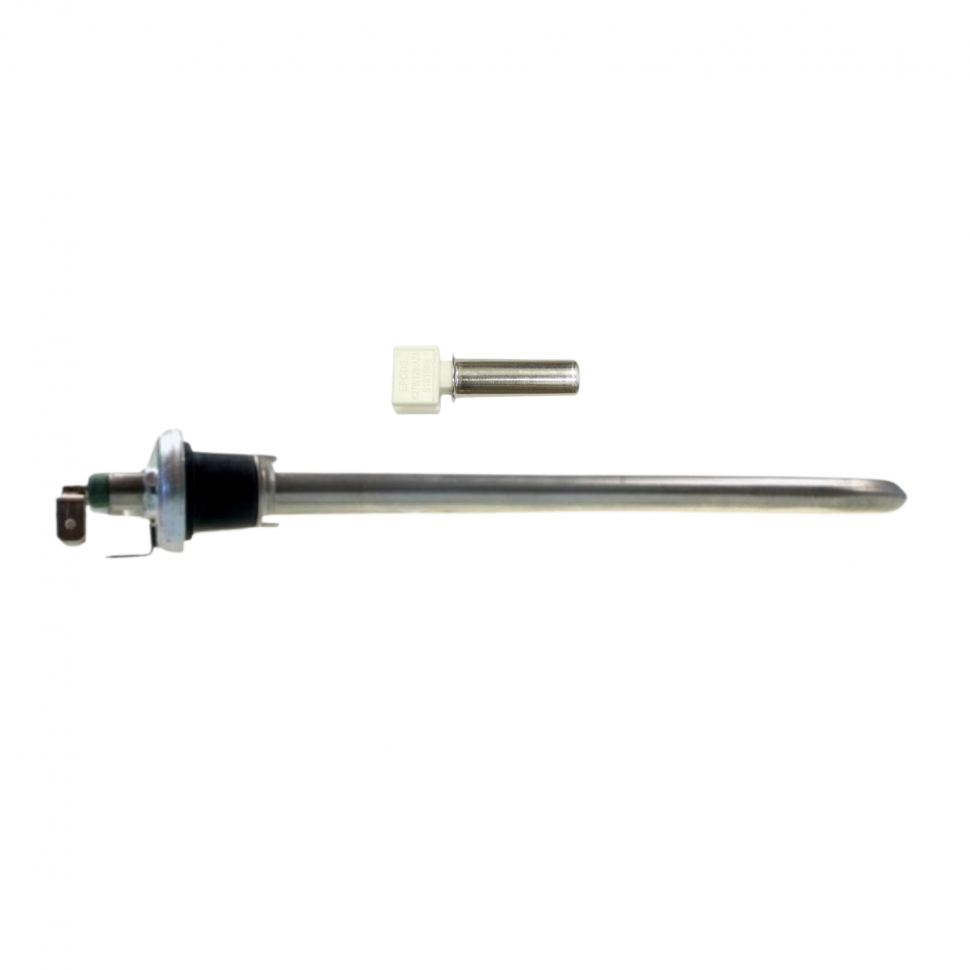 Комплект ТЭН 1700 W для стиральной машины Ariston, Indesit WIUN WISL, L169 мм + термостат, 46054Д