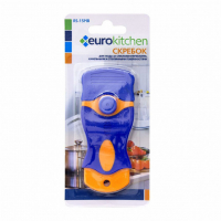Скребок Eurokitchen для чистки стеклокерамики, оранжевый/синий, RS-15MBNZ