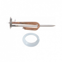 Комплект ТЭН 1кВт (1000Вт) RF для водонагревателя Redber, Timberk, под анод M6 + прокладка, 30011K1