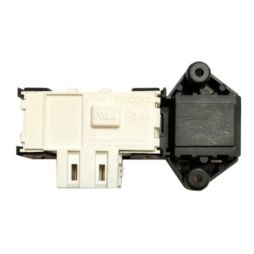 Набор 2шт Замок дверцы люка (блокировка, убл) под винт, для стиральных машин Samsung, KM446ZV Набор 2шт Замок дверцы люка (блокировка, убл) под винт, для стиральных машин Samsung, KM446ZV