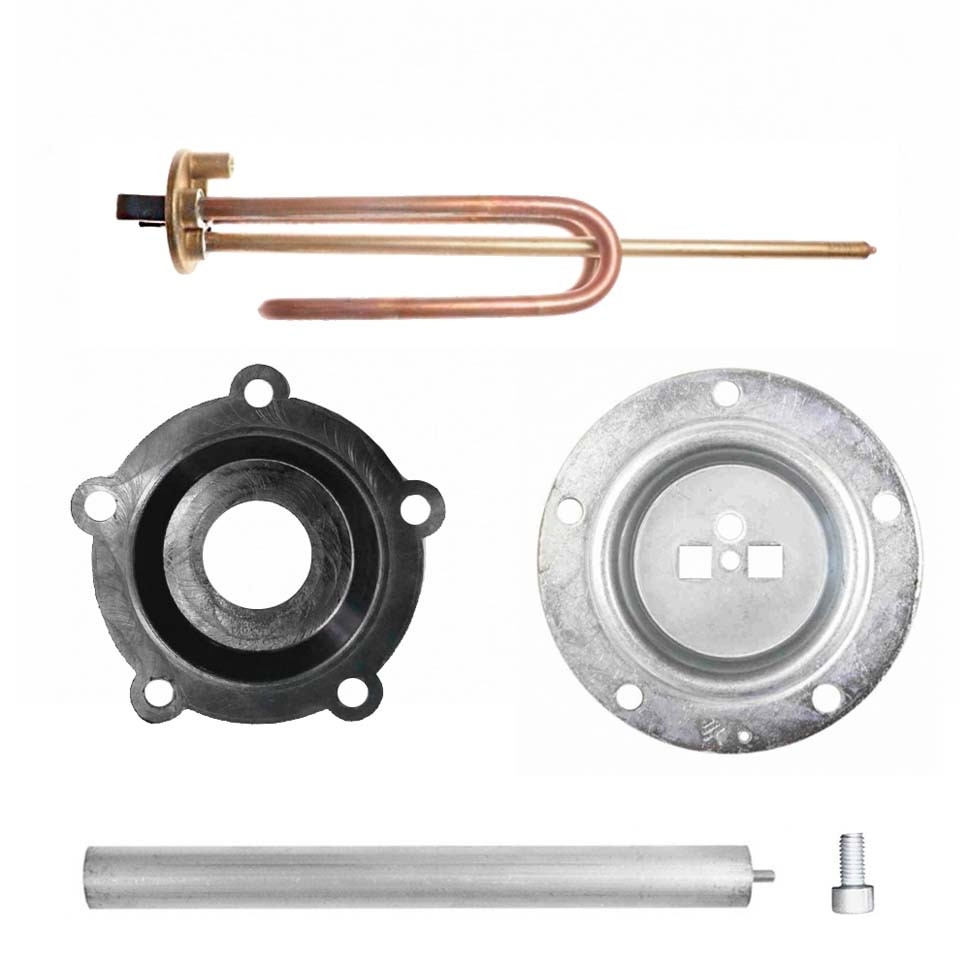 Комплект ТЭН 1,5 кВт (1500 Вт) RCF для водонагревателя Thermex ES, ER + фланец + уплотнительная прокладка + анод, 66461F Комплект ТЭН 1,5 кВт (1500 Вт) RCF для водонагревателя Thermex ES, ER + фланец + уплотнительная прокладка + анод, 66461F