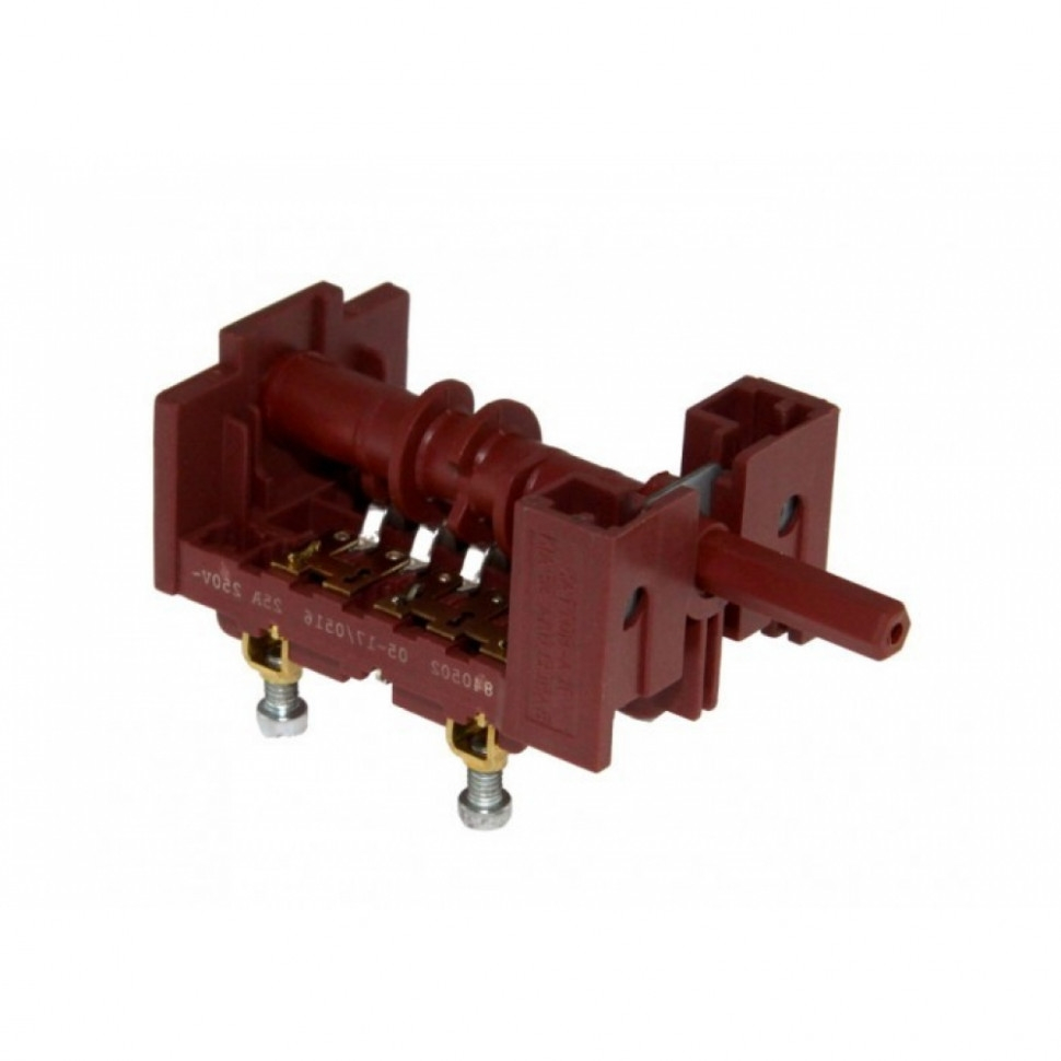 Переключатель духовки, Abat, 4 позиции, контакты под винт, 840502 Переключатель духовки, Abat, 4 позиции, контакты под винт, 840502