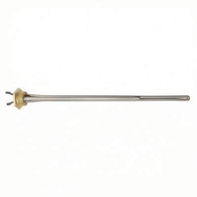 ТЭН для алюминиевого радиатора (батареи отопления) 1,2 кВт, левая резьба, нерж, D33, G1", L390мм, 220V, Р12Л