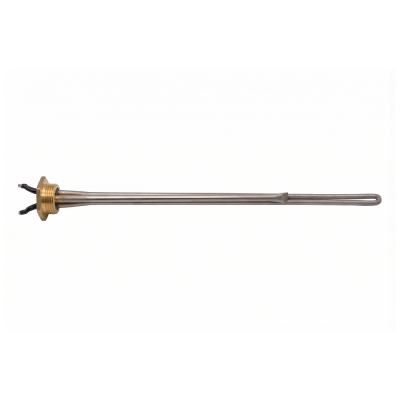 ТЭН для алюминиевого радиатора (батареи отопления) 1,2 кВт, правая резьба, нерж, D33, G1", L390мм, 220V, Р12П