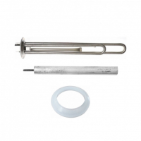 Комплект ТЭН 2кВт (2000Вт) RF для водонагревателя Thermex RZL, IS, IR, Garanterm, Electrolux EWH,  под анод М4, нерж., PREMIUM + прокладка + анод, 50042K