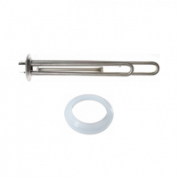 Комплект ТЭН 2кВт (2000Вт) RF для водонагревателя Thermex RZL, IS, IR, Garanterm, Electrolux EWH, под анод М4, нерж., PREMIUM + прокладка, 50042K1