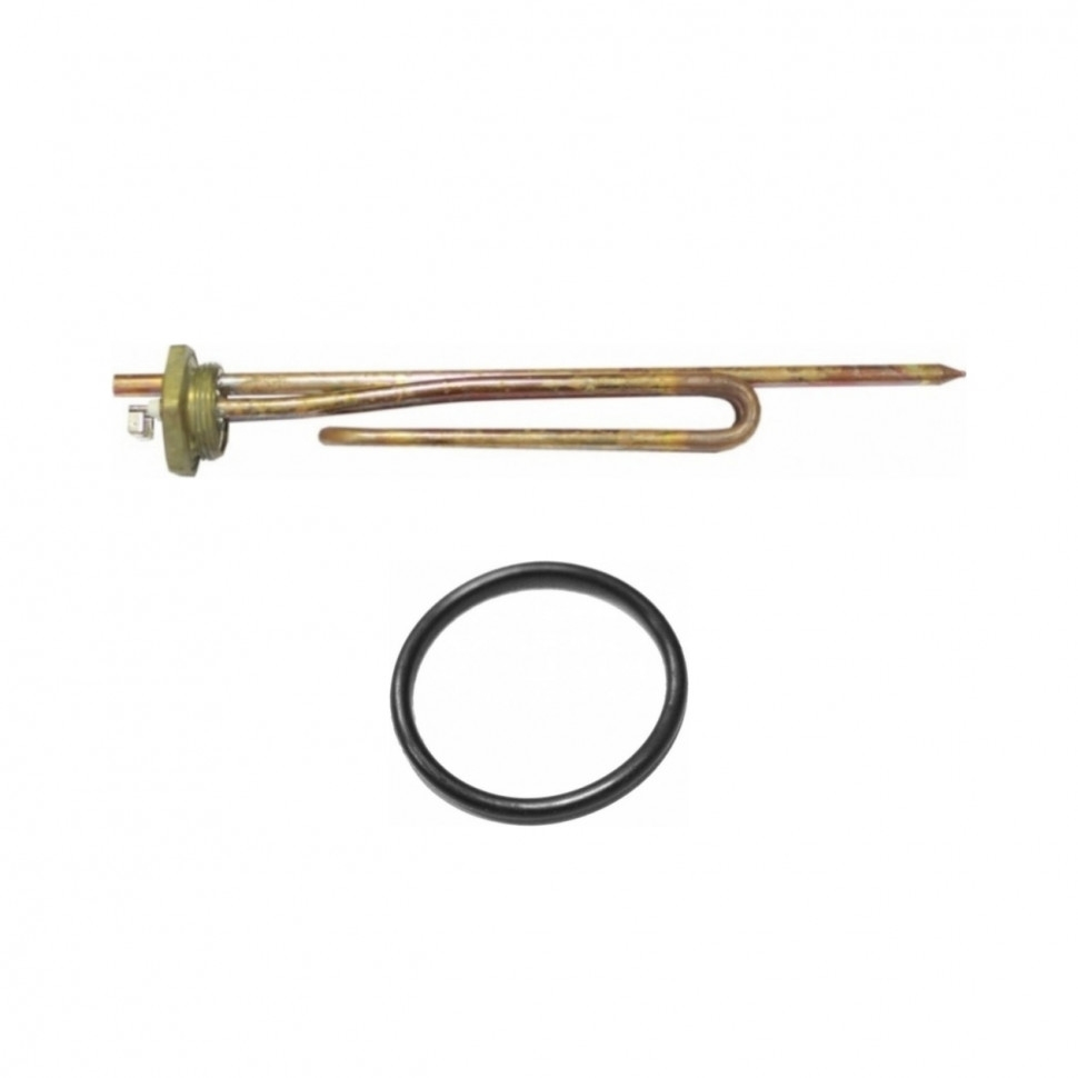 Комплект ТЭН 2кВт (2000Вт) RCT, резьбовой 42мм для Bosch, Real, Gorenje, трубка под термостат D10 + прокладка, 282338K